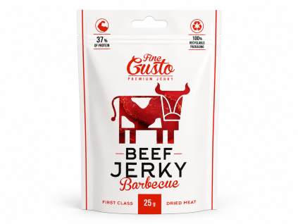 Fine Gusto sušené maso Beef Jerky Barbecue