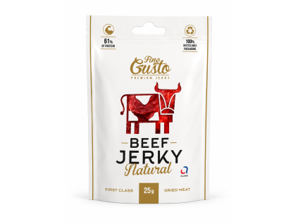 Fine Gusto sušené maso Beef Jerky Natural