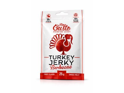 Sušené krocaní maso barbecue