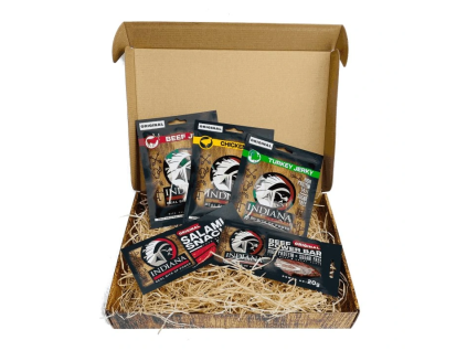 dárková sada Indiana jerky 350 Kč