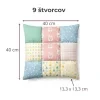 detsky spomienkovy vankus patchwork 9 stvorcov