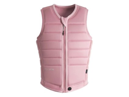 vest wakeboard follow wms total impact pink
