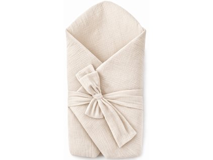 mušelínová zavinovačka krémová