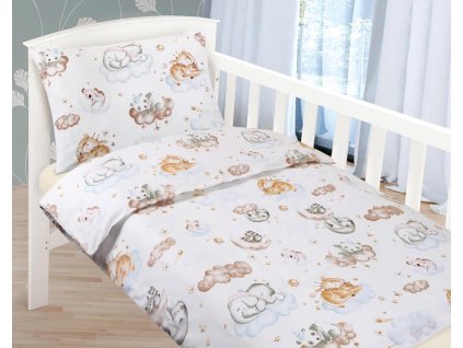 bavlněné povlečení zvířátko na obláčku1