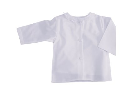 kojenecká košilka na zapínání plátěná