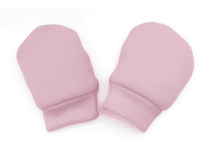 kojenecké rukavičky minky růžové