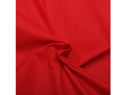 červená bavlněná látka