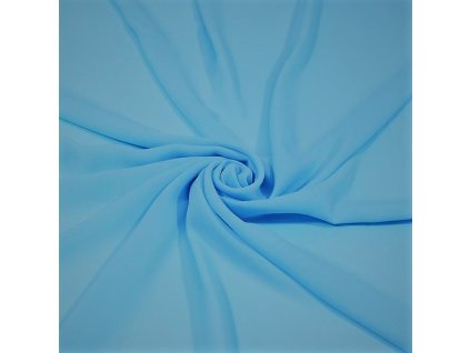 modrá bavlněná látka