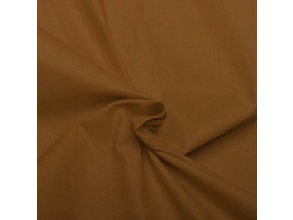 hnědá bavlněná látka