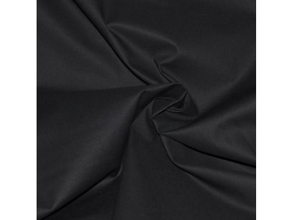 černá bavlněná látka