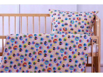 bavlněné povlečení sova