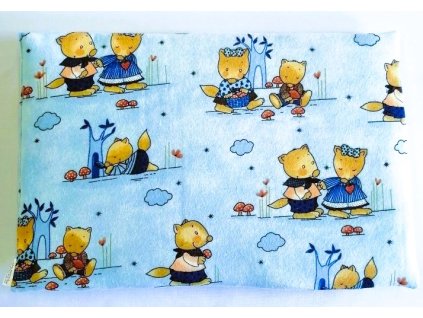 polštářek pro kojence modrý