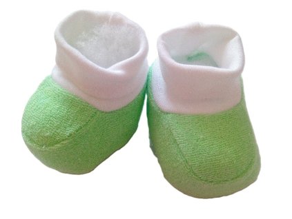 kojenecké capáčky zelené