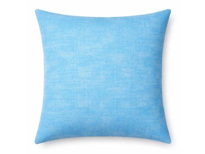 Světle modrý dekorační polštář
