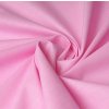 růžová bavlněná látka