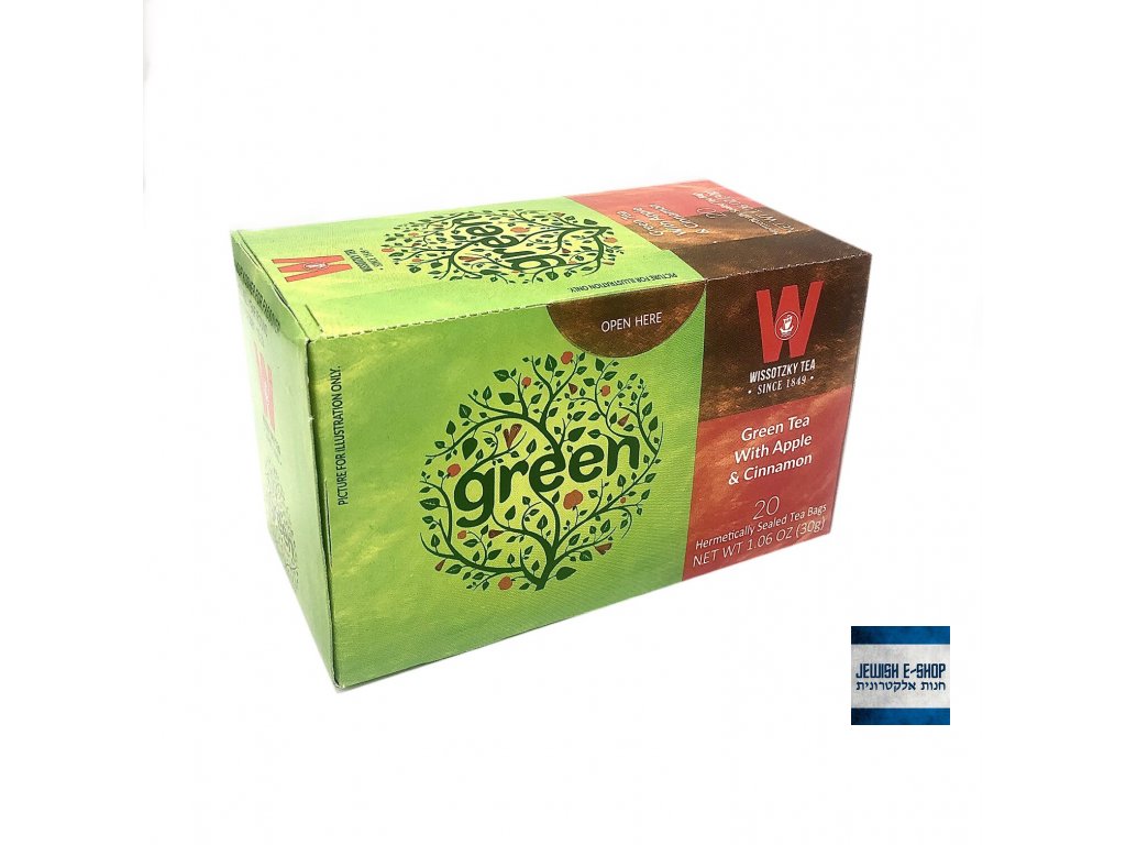 Wissotzky - Zelený čaj s jablky a skořicí