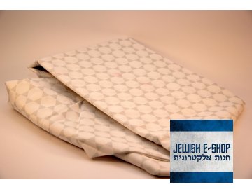 Sváteční ubrus s Davidovými hvězdami, 260 x 150cm Pesach