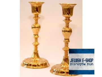 Krásné Šábesové - Šabatové svícny - 15 cm - cena za pár