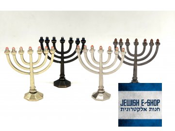 Swarovski - Menorah - miniature with chatons