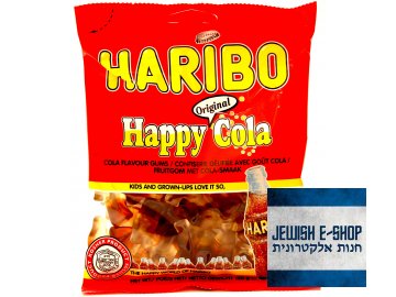 Kosher Haribo Happy Cola - Colové bonbóny 150g
