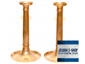 Židovské Šábesové - Šabatové svícny - 22 cm - Biedermeier