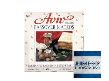 Matzos Kosher for Passover - AVIV since 1887 - made and packed in Benei-Brak Israel - 100% KOSHER