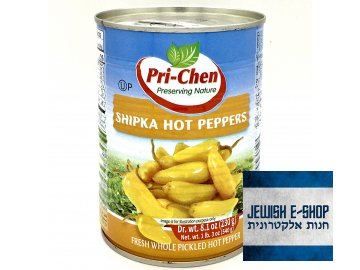 Kosher pálivé chilli papričky z Izraele, 540 gr
