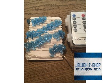 Chanukové světýlka v LED - 300 cm dlouhé