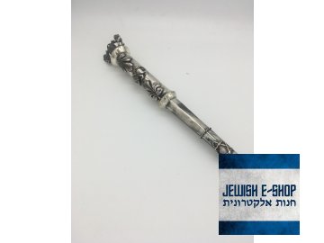 JAD - stříbrné Ag 800/1000 ukazovátko na Tóru BIG 30 cm s Desaterem