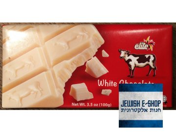 Kosher bílá čokoláda Elite