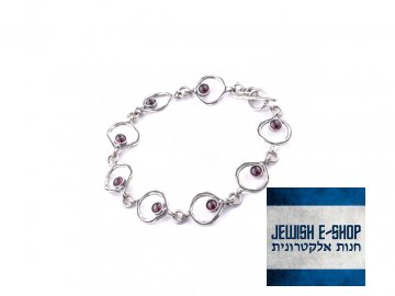 Israelisches Silber Armband mit Ag 925 Schalen