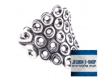 Stříbrný kroužkový prsten - Velikost 8 - Ag 925/1000 - Shablool