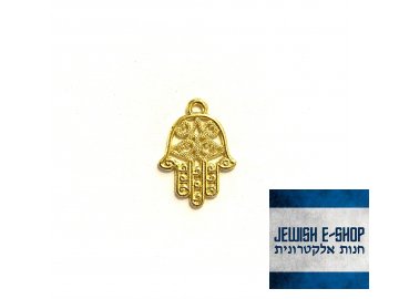 Hamsa - Gold Color - 21 x 11 mm