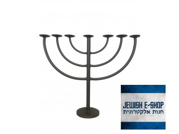 Židovský svícen - kovaná menora - BIG