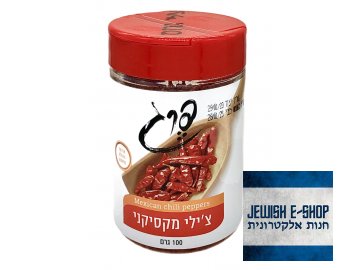 Mexické chilli papričky Pereg - koření KOSHER z Izraele