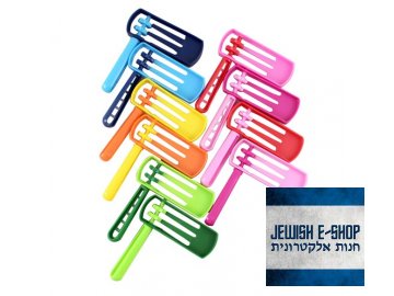 Plastová rehtačka na Purim - viac farieb