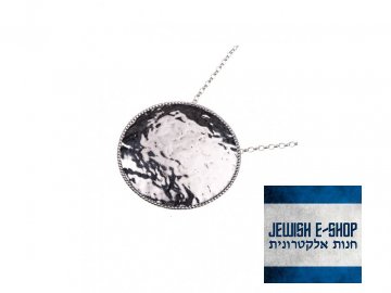 Stříbrný náhrdelník s kulatým přívěskem - Ag 925/1000 - Shablool