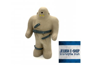 Keramik-Golem groß - 15,5 cm, einzigartiges Design, originelle und traditionelle Kunst