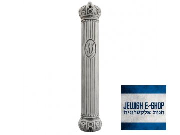 Dekoratív polyresin mezuzah Izraelből, 17.5 cm