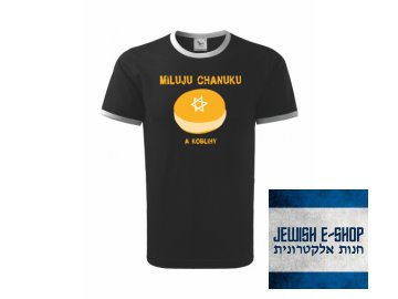 T-Shirt - Ich liebe Chanukka und Donuts