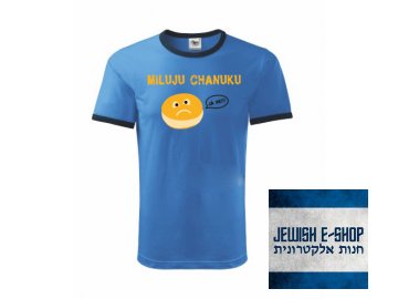 T-Shirt - Ich liebe Chanukka - BLAU