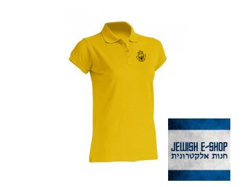 Ladies´ Polo Shirt - Hamsa - GOLD