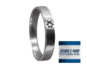 Prsten Davidova hvězda Ag925 - design starostříbro