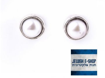Perlové náušnice - kôstky Ag 925/1000  made in Israel
