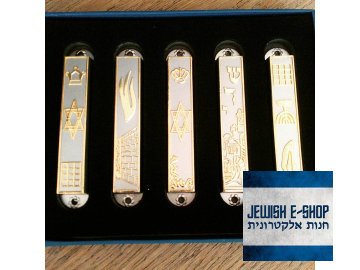 SET 5 ks mezuz z Jeruzaléma