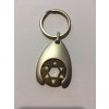 Key Ring - Star of David as a Coin for Shopping Cart - JEWISHOP