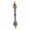 Mezuzah with CROWNS 8 cm, with NO-KOSHER Scroll