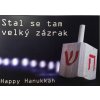 Postcard for Hanukkah, CZ/ENG - Happy Hanukkah