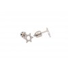 Earrings Star of David - Ag 925/1000
