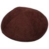 Corduroy kippah - yarmulke burgundy, 19 cm
